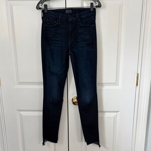 Mother Denim Dark Blue Women's Skinny Jeans